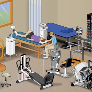 Therapy1024 Rehab Center Cut-Away